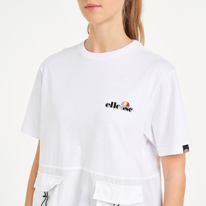 ellesse Women's Ardrea Oversized T-Shirt White ellesse Women's Ardrea Oversized T-Shirt White image number 3