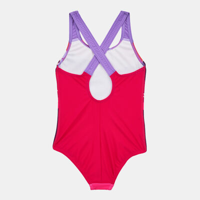 Speedo Kids' Learn To Swim Printed Crossback Swimsuit (Babies and Younger Kids) Pink Speedo Kids' Learn To Swim Printed Crossback Swimsuit (Babies and Younger Kids) Pink