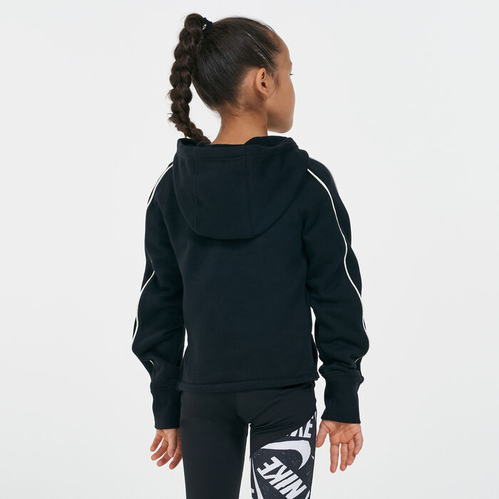 Nike Kids' Sportswear FT Hoodie (Older Kids) Beige image number 1