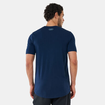Under Armour Men's UA Project Rock The Grind T-Shirt Blue
