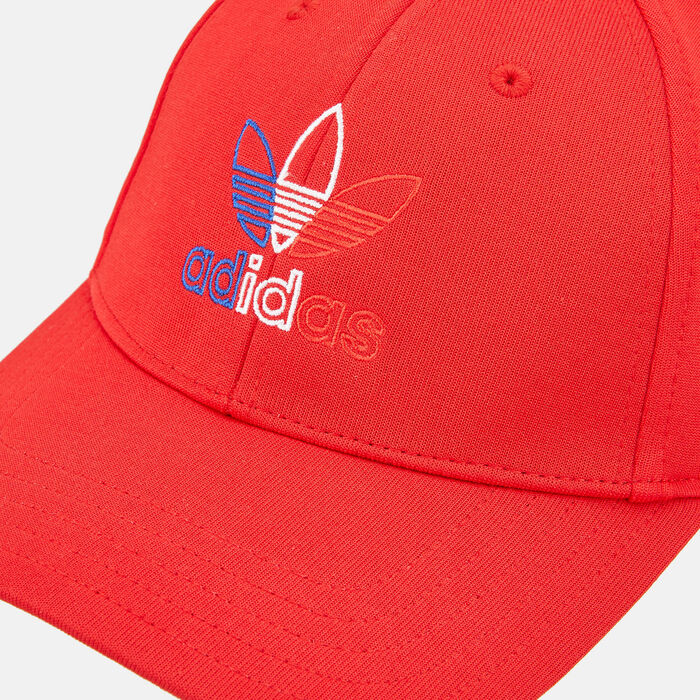 adidas Originals Baseball Classic Trefoil Cap Red adidas Originals Baseball Classic Trefoil Cap Red image number 2