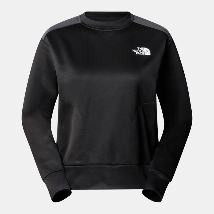 The North Face Women's Reaxion Fleece Sweatshirt Black The North Face Women's Reaxion Fleece Sweatshirt Black image number 0