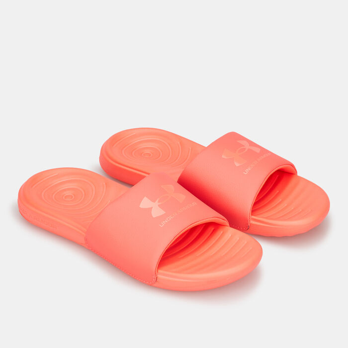 Under Armour Women's Ansa Fixed Slides Red Under Armour Women's Ansa Fixed Slides Red image number 0