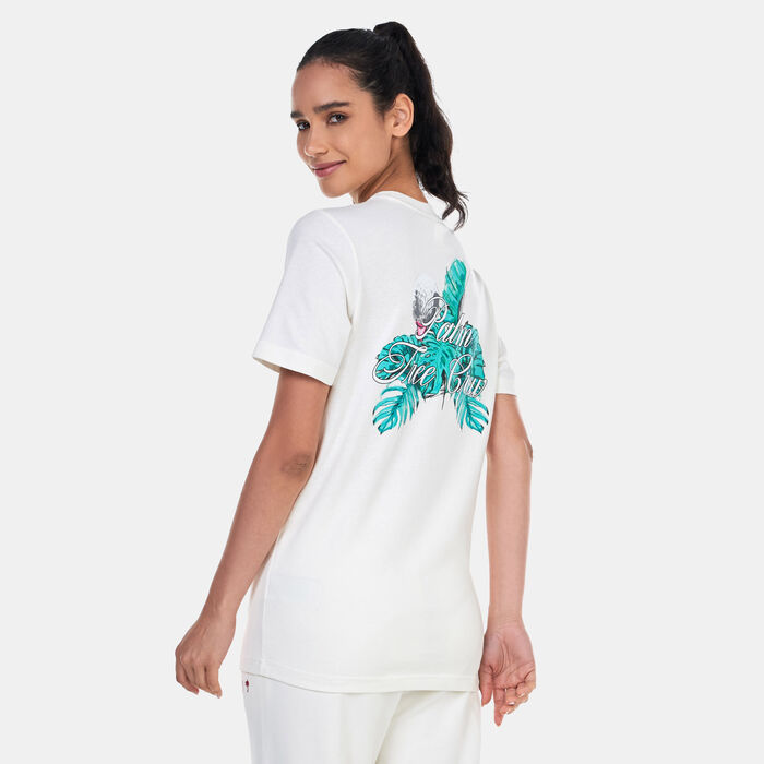 PUMA Men's x PALM TREE CREW Graphic T-Shirt White PUMA Men's x PALM TREE CREW Graphic T-Shirt White image number 1