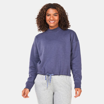 Under Armour Women's Essential Script Crewneck Sweatshirt Purple Under Armour Women's Essential Script Crewneck Sweatshirt Purple