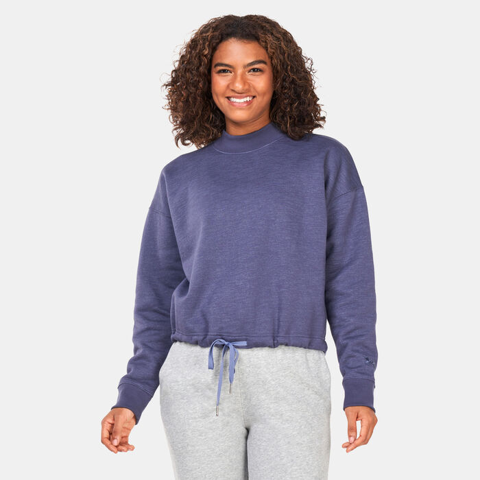 Under Armour Women's Essential Script Crewneck Sweatshirt Purple Under Armour Women's Essential Script Crewneck Sweatshirt Purple image number 0