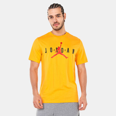Jordan Men's Air Wordmark T-Shirt yellow Jordan Men's Air Wordmark T-Shirt yellow