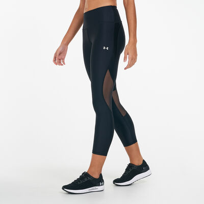 Under Armour Women's Project Rock HeatGear® Ankle Leggings Black Under Armour Women's Project Rock HeatGear® Ankle Leggings Black