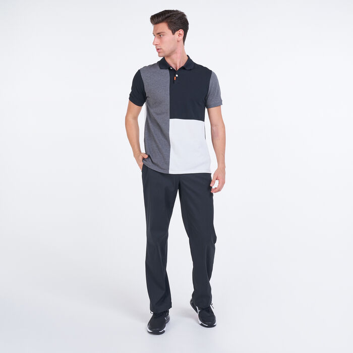 Nike Golf Men's Colour-Blocked Polo Shirt Black Nike Golf Men's Colour-Blocked Polo Shirt Black image number 2