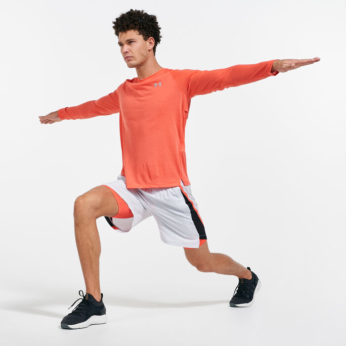 Under Armour Men's Streaker Run T-Shirt Red image number 2