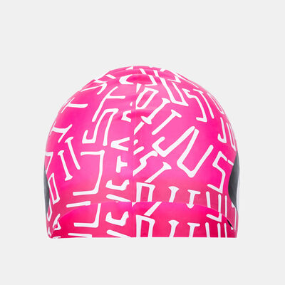 Nike Swim Just Do It Scribble Adult Swimming Cap Pink Nike Swim Just Do It Scribble Adult Swimming Cap Pink