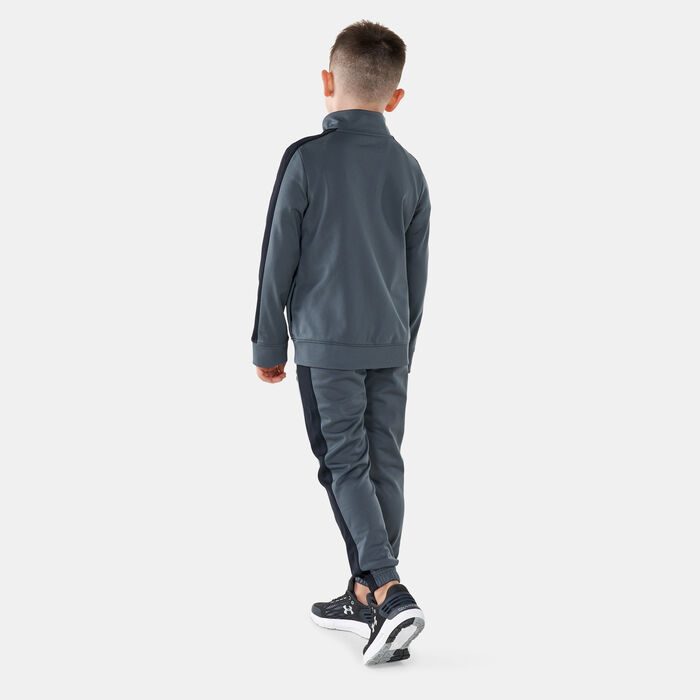 Under Armour Kids' UA Knit Tracksuit Grey Under Armour Kids' UA Knit Tracksuit Grey image number 1