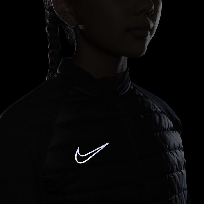 Nike Kids' Academy Therma-FIT Training Football Drill Top Black Nike Kids' Academy Therma-FIT Training Football Drill Top Black image number 6