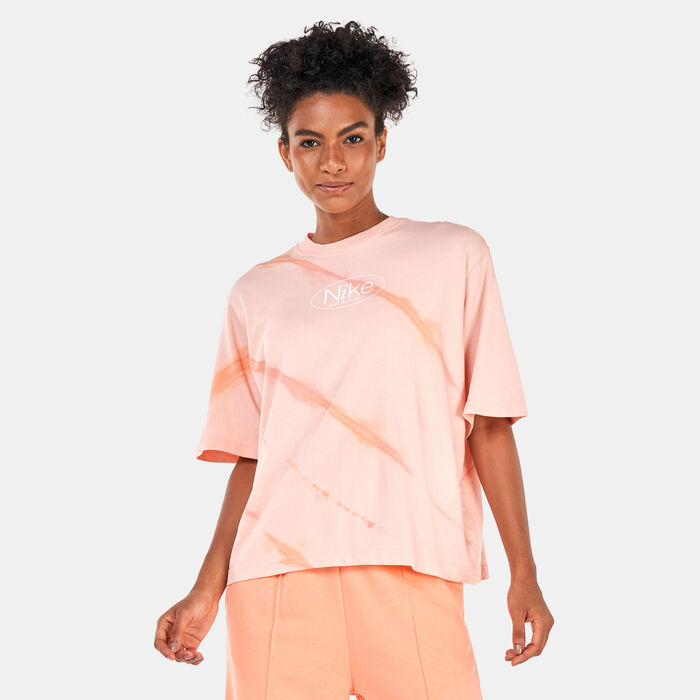 Nike Women's Sportswear Boxy T-Shirt Orange Nike Women's Sportswear Boxy T-Shirt Orange image number 0