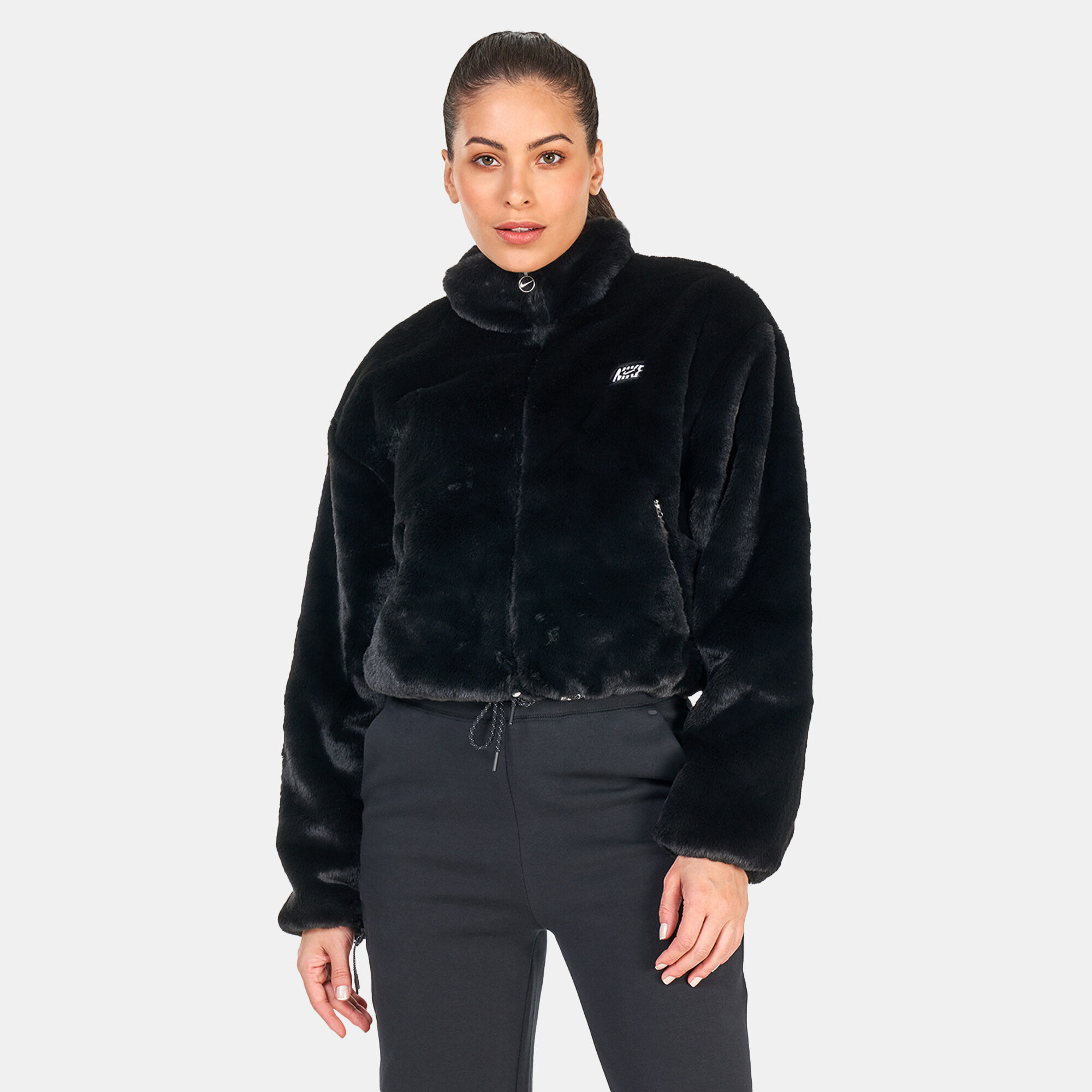 Women's Icon Clash Full-Zip Jacket Black Nike in Qatar -SSS