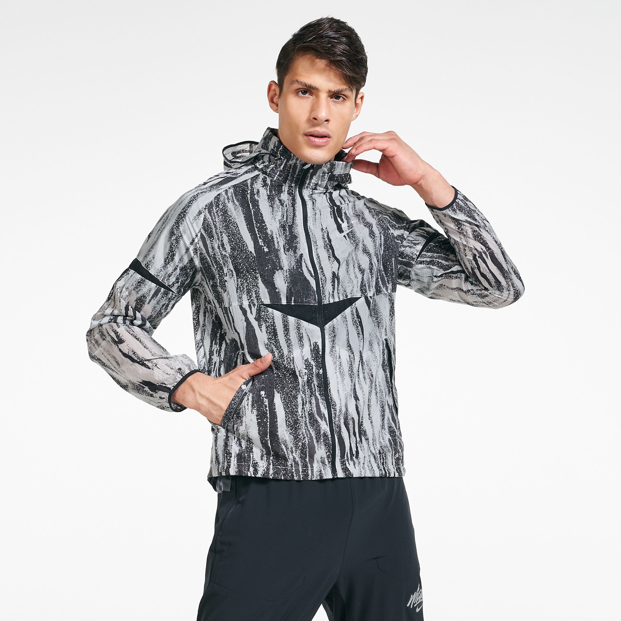 Men s Nike Windrunner WR PR Jacket Grey Nike in Qatar SSS