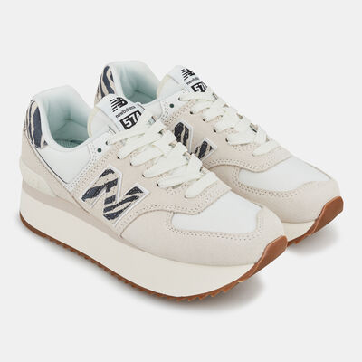 New Balance Women's 574 Shoe White