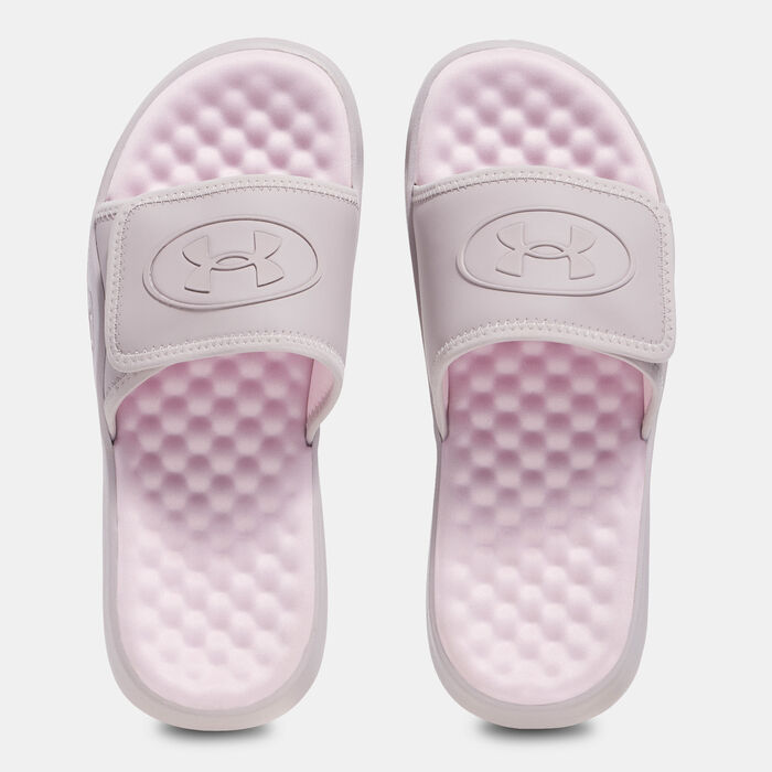 Under Armour Women's Ignite Pro 8 Slides Grey image number 4