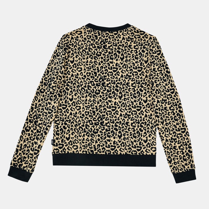 Vans Kids' Leopard Crew Sweatshirt Multi Vans Kids' Leopard Crew Sweatshirt Multi image number 1