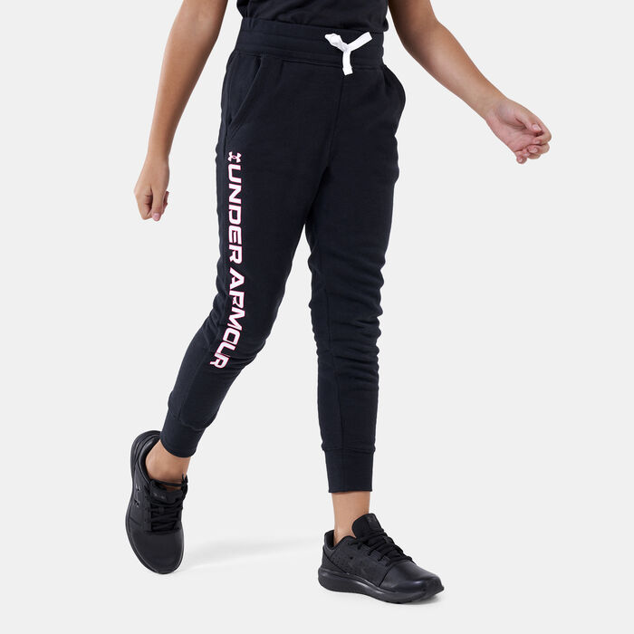 Under Armour Kids' Rival Fleece Sweatpants Black Under Armour Kids' Rival Fleece Sweatpants Black image number 0