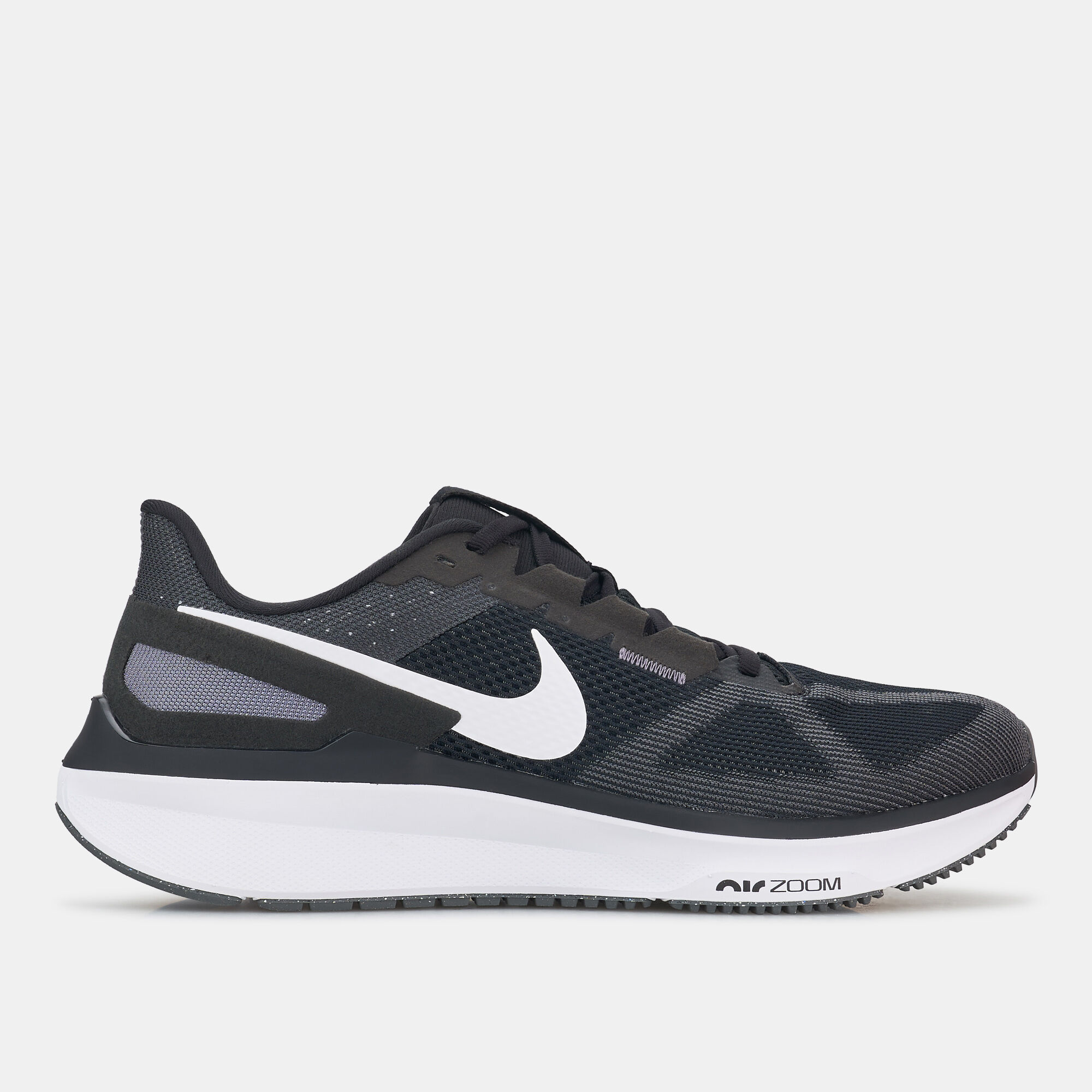 Men's Structure 25 Road Running Shoes Black Nike in Qatar -SSS