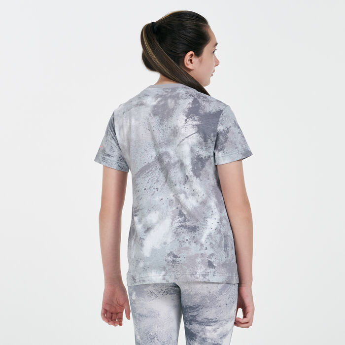 Nike Kids' Sportswear Tie Dye T-Shirt Grey Nike Kids' Sportswear Tie Dye T-Shirt Grey image number 1