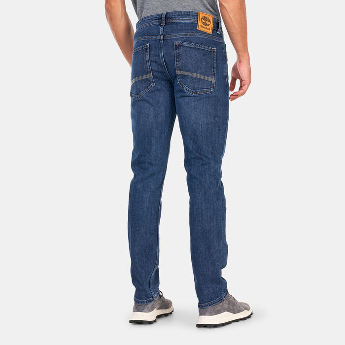 Timberland Men's Stretch Core Indigo Denim Pants Blue Timberland Men's Stretch Core Indigo Denim Pants Blue image number 1