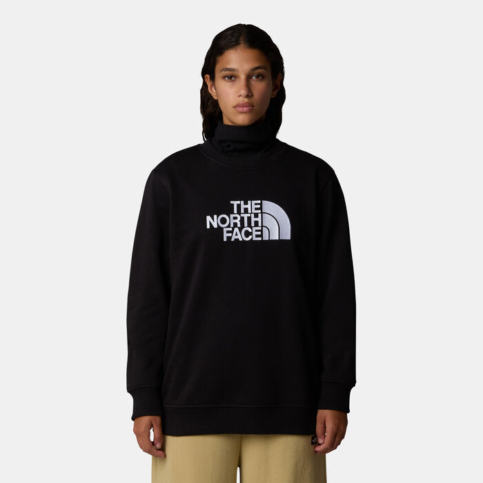The North Face Women's Drew Peak Sweatshirt Black The North Face Women's Drew Peak Sweatshirt Black image number 0
