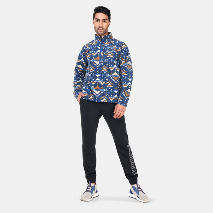 Columbia Men's Fast Trek™ Printed Sweatshirt Blue Columbia Men's Fast Trek™ Printed Sweatshirt Blue image number 2