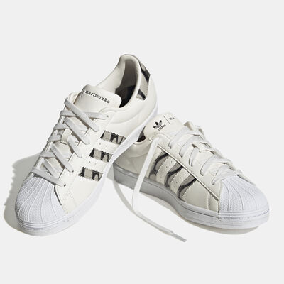 adidas Originals Women's x Marimekko Superstar Shoe Beige