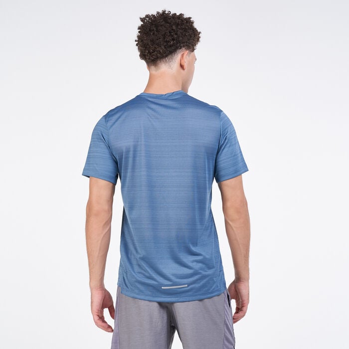 Nike Men's Dri-FIT Miller Running T-Shirt Blue Nike Men's Dri-FIT Miller Running T-Shirt Blue image number 1