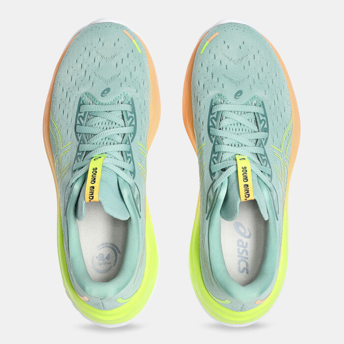 ASICS Women's GEL-CUMULUS 26 Paris Running Shoes Green ASICS Women's GEL-CUMULUS 26 Paris Running Shoes Green image number 4