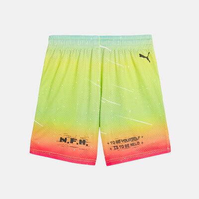 PUMA Men's MELO 1Love Basketball Shorts yellow PUMA Men's MELO 1Love Basketball Shorts yellow