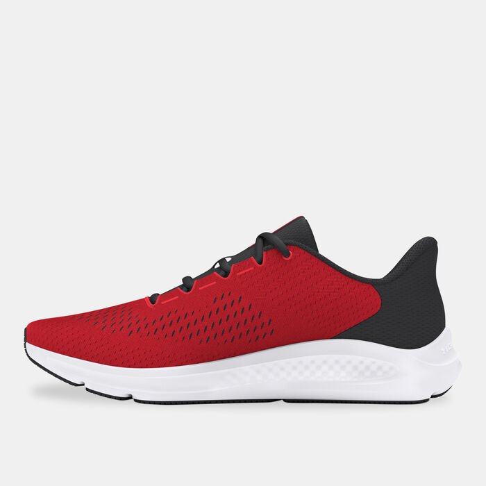 Under Armour Women's Charged Pursuit 3 Big Logo Running Shoes Red Under Armour Women's Charged Pursuit 3 Big Logo Running Shoes Red image number 2