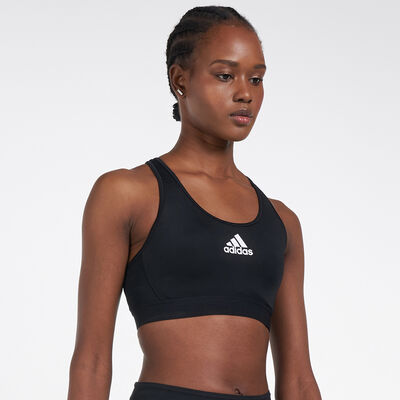 adidas Women's Don't Rest Alphaskin Padded Sports Bra Black