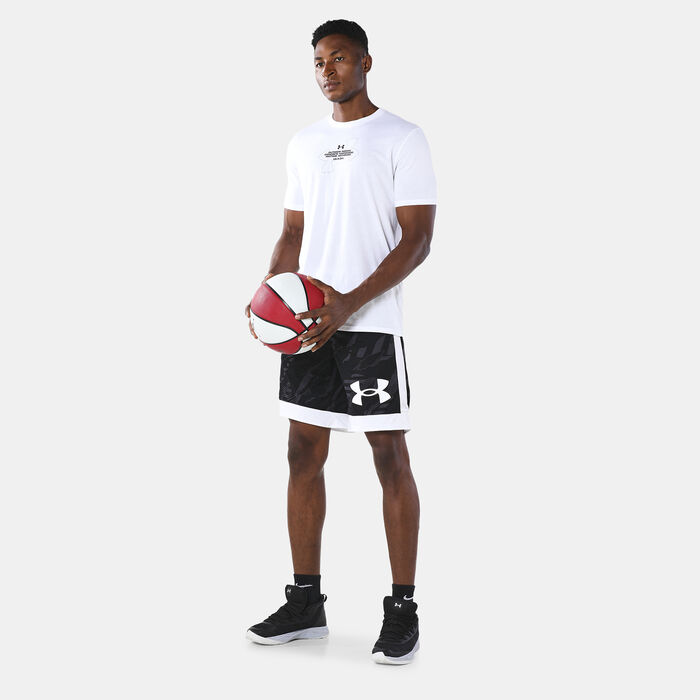 Under Armour Men's Basketball Photo T-Shirt White Under Armour Men's Basketball Photo T-Shirt White image number 2