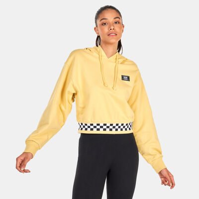Vans Women's Boom Boom Check Hoodie yellow