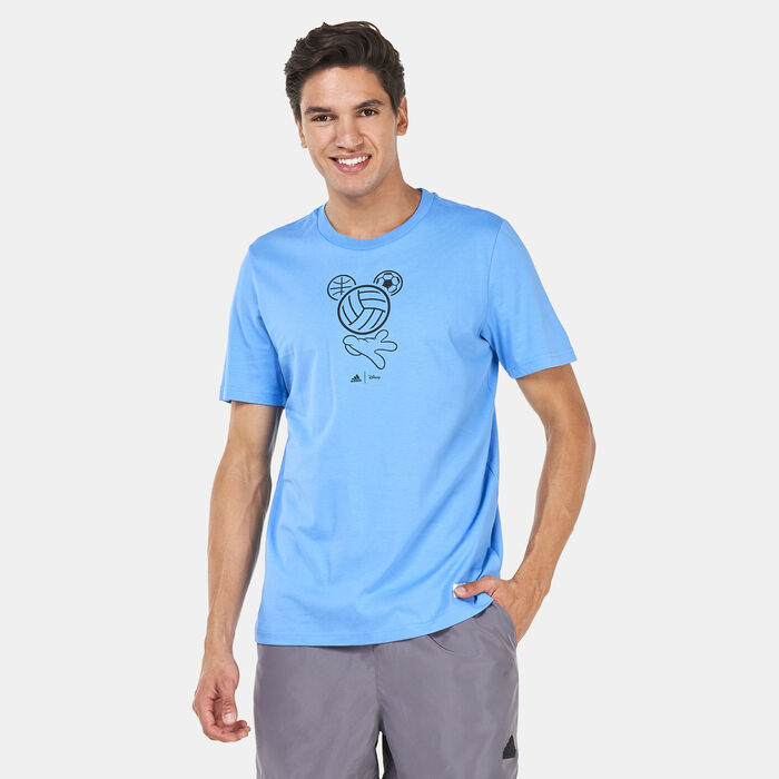 adidas Men's Disney Sport T-Shirt Blue image number 0