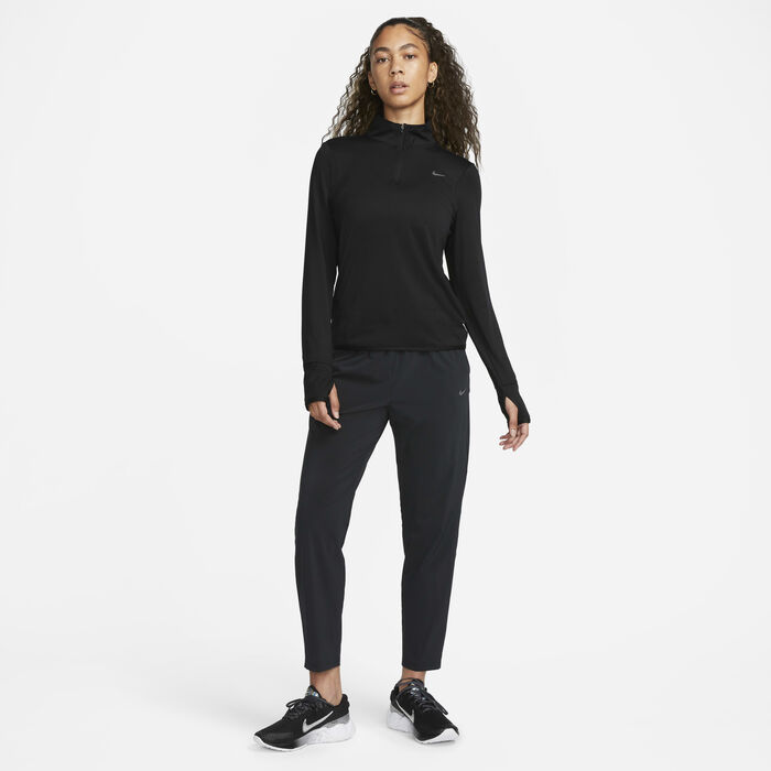 Nike Women's Swift UV Protection 1/4-Zip Running Top Black Nike Women's Swift UV Protection 1/4-Zip Running Top Black image number 5