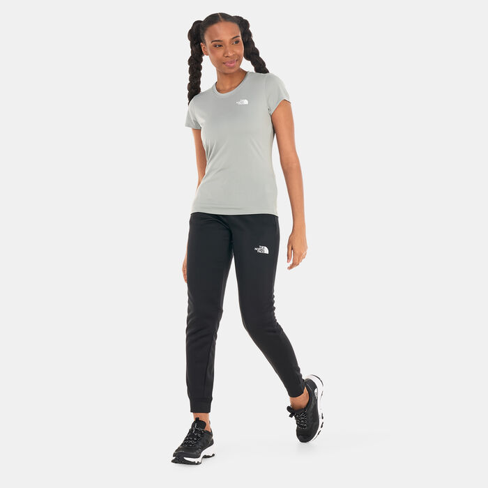 The North Face Women's Reaxion Fleece Joggers Red The North Face Women's Reaxion Fleece Joggers Red image number 2