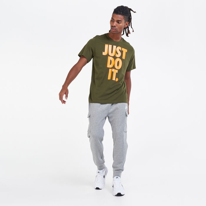 Nike Men's Just Do It Icon T-Shirt Green Nike Men's Just Do It Icon T-Shirt Green image number 2