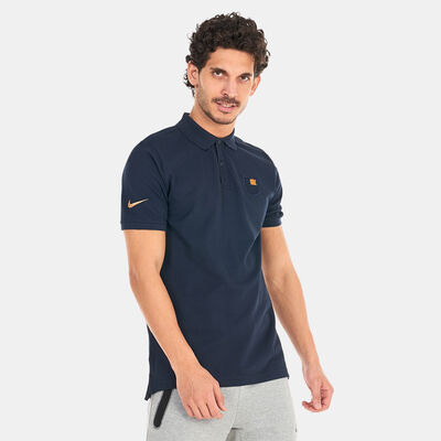 Nike Men's F.C. Barcelona Polo Shirt Blue