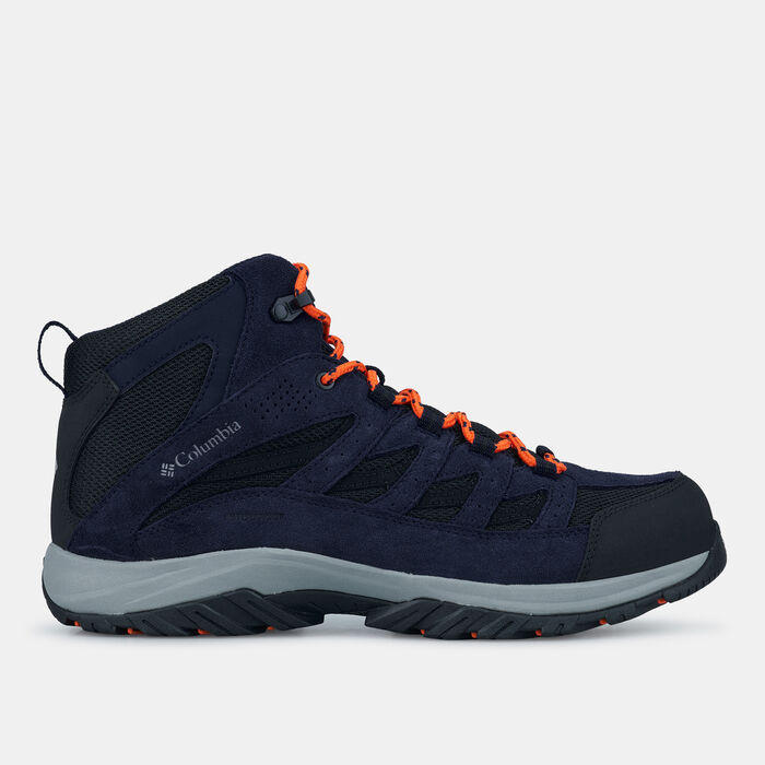 Columbia Men's Crestwood™ Mid Waterproof Hiking Boot Blue Columbia Men's Crestwood™ Mid Waterproof Hiking Boot Blue image number 0