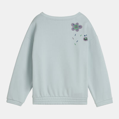 PUMA Kids' x Trolls Graphic Sweatshirt Blue PUMA Kids' x Trolls Graphic Sweatshirt Blue