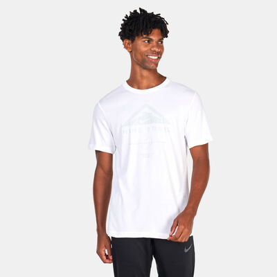 Nike Men's Dri-FIT Trail Running T-Shirt White