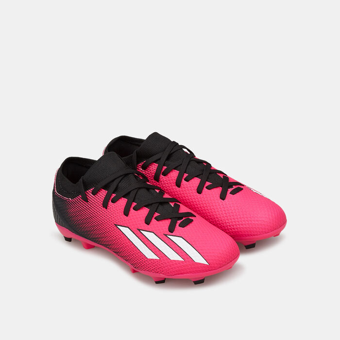adidas Kids' X Speedportal.3 Firm Ground Football Shoe Pink adidas Kids' X Speedportal.3 Firm Ground Football Shoe Pink image number 1