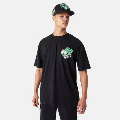 New Era Men's Boston Celtics NBA Script T-Shirt Black