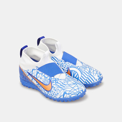 Nike Kids' Zoom Mercurial Superfly 9 Academy CR7 TF Football Shoe (Younger Kids) Blue