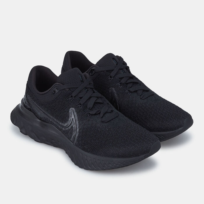 Nike Men's React Infinity 3 Road Running Shoe Black Nike Men's React Infinity 3 Road Running Shoe Black image number 1