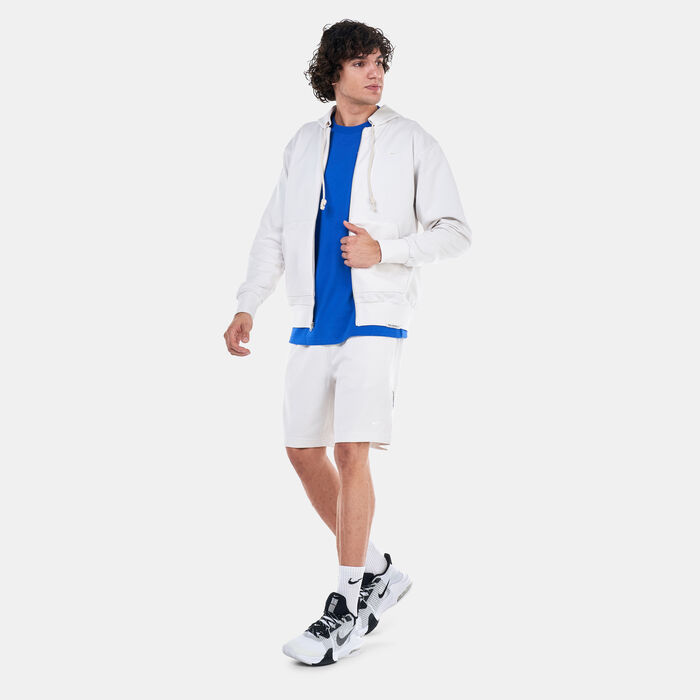 Nike Men's Dri-FIT Standard Issue Full-Zip Hoodie Ivory Nike Men's Dri-FIT Standard Issue Full-Zip Hoodie Ivory image number 2